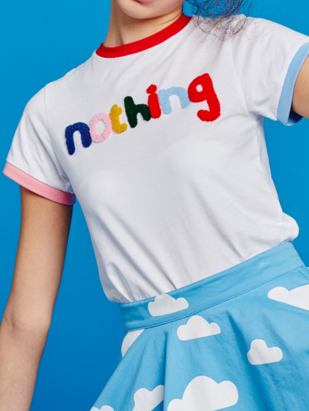 DHMIS x Lazy Oaf "Nothing" Don't Hug Me I'm Scared Nothing Tee Top Size XS